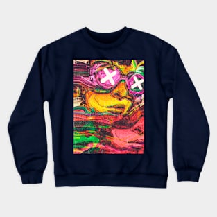 vivid abstract Crewneck Sweatshirt